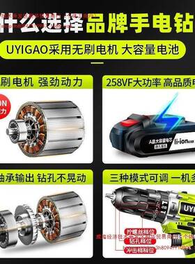 NEV手持打手电钻电手工电转多木功能家用迷你钻孔起子冲击钻电批