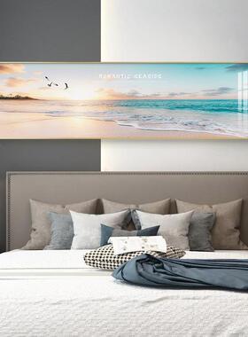 酒店大床床饰画装现代简约客厅室室内玄关壁画挂头画办公QIV室卧