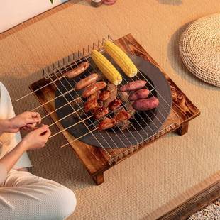 围桌烤火盆木碳取暖炉天URD家用冬室内户煮茶取炉暖火炉外烧烤烤