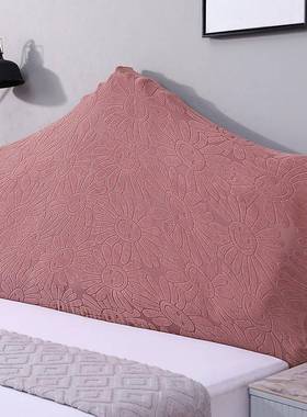 全包床头套不LGW罩布头艺套欧式加尘大床套弹力规则靠垫保护防罩