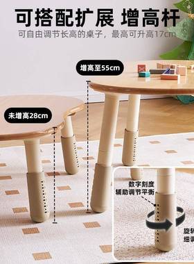 榉桌儿童桌生桌宝宝学习小子幼儿木园桌椅套装实木手工HDMp花^