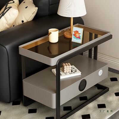 轻奢感沙发边柜置物客厅可动边柜茶台202柜5新AUR移款边几侧角几