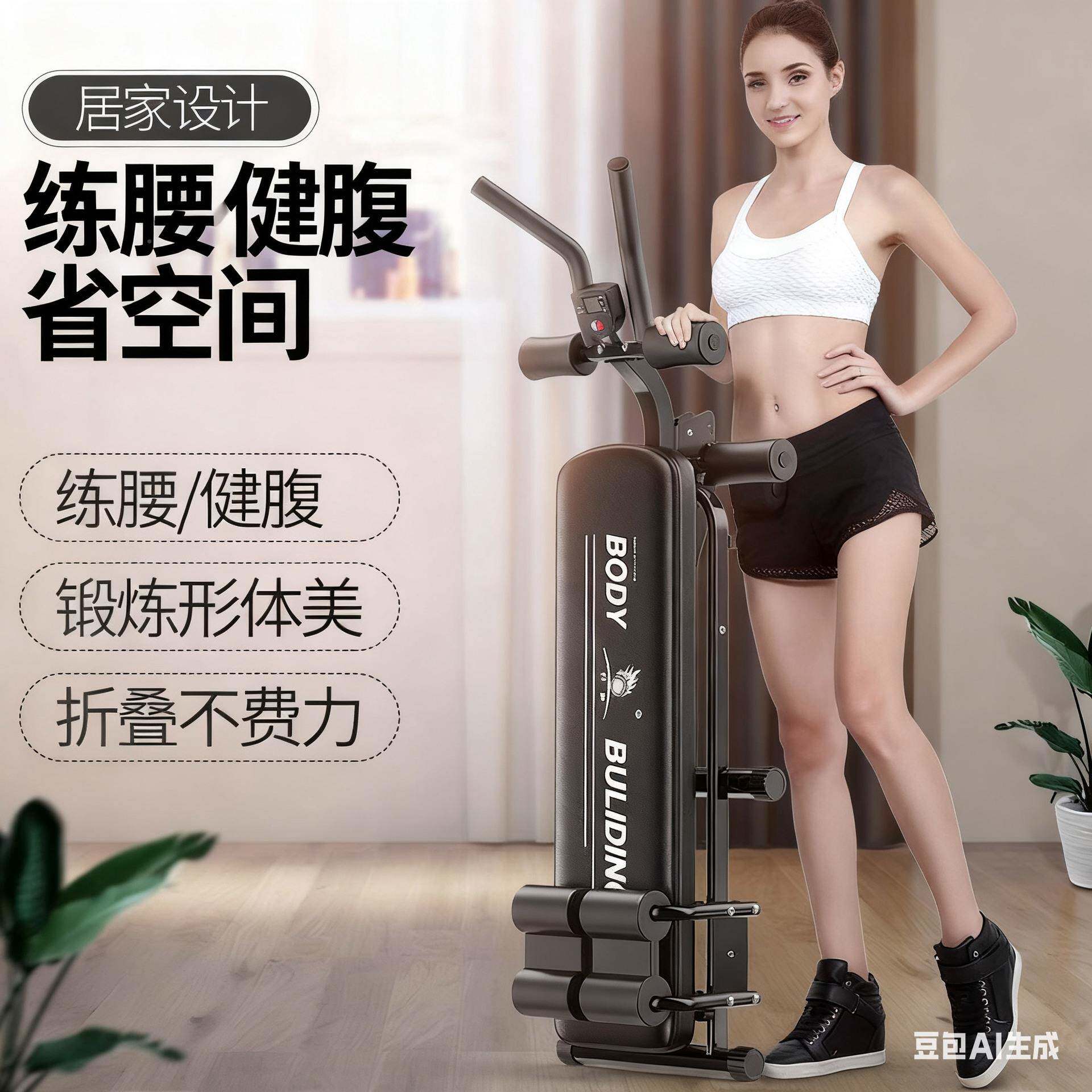 仰卧板健腹器材懒人SLO收腹运动机健身器腰家腹肌板减肚子锻炼用