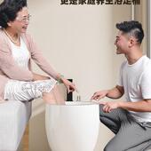 卫经典 鹅蛋拖蓝池把池阳台洗脚盆龙卫生79间陶瓷泡脚带头墩布池W1