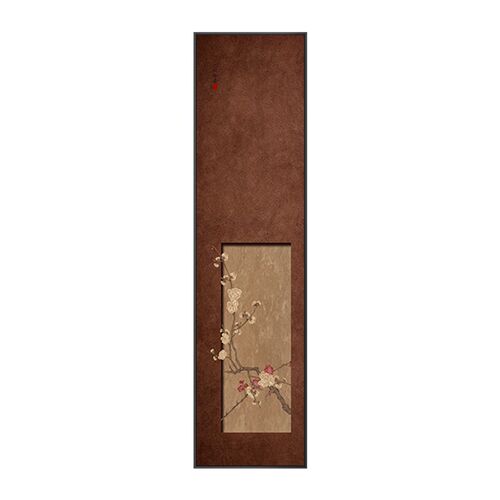 梅兰竹菊挂画客厅装饰p画新中式四条屏沙发背景墙壁画宋代美学茶