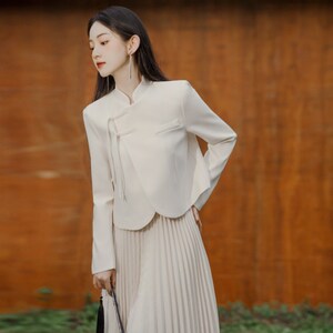 汉服女唐装民国小洋装中国风女装改良旗袍上衣国风外套新中式西装
