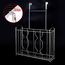 菜板架壁挂厨房304不锈钢挂砧板案板收纳挂篮门挂多功能置物架