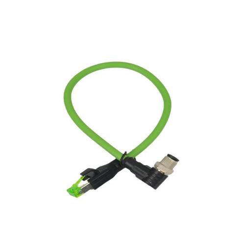 工业网线超五类profinet 4芯 m12 RJ45 PVC PUR 定制 工业网线