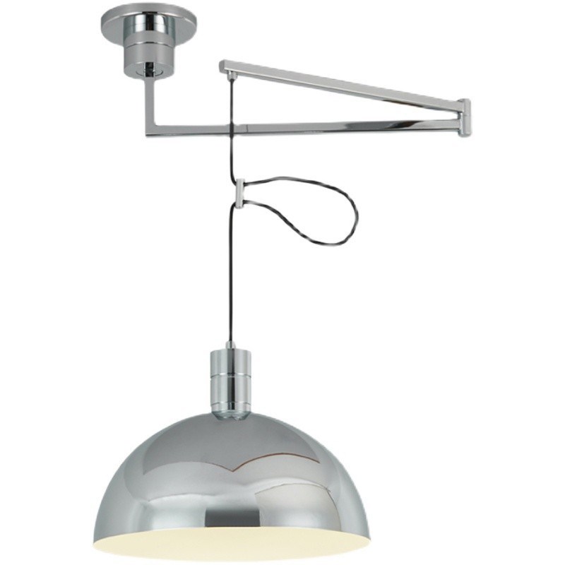 可移位餐厅吊灯网红设计师摇臂简约旋转吧台中岛酒吧前台日式灯具