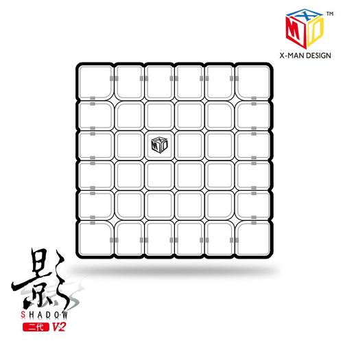 奇艺魔方格XMD影六阶二代魔方 影V2M磁力六阶顺滑竞速比赛专用