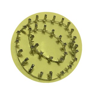 XH2.54接线端子TJC3连接器簧片2.54mm间距连绕式 接插件纯铜母端子