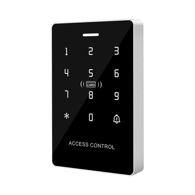 IDIC双频防水门禁读卡器触摸背光按键支持WG26/34输出密码读头