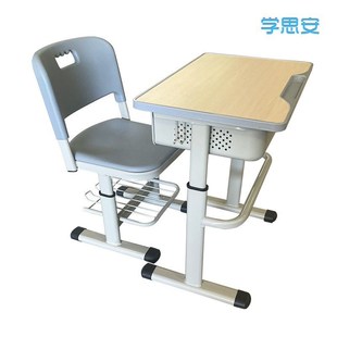 单人书桌学校桌椅套装学生课桌家用儿童学习桌简约课桌椅厂家