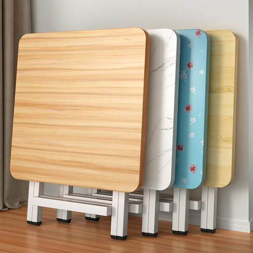 A folding dining table Portable square table可折疊的餐桌跨境