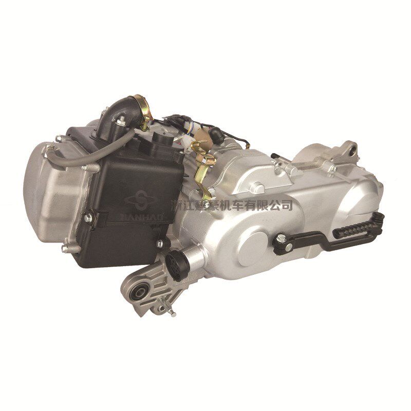 厂家直销 踏板摩托车GY6-50/80CC发动机总成10寸轮40CM669皮带