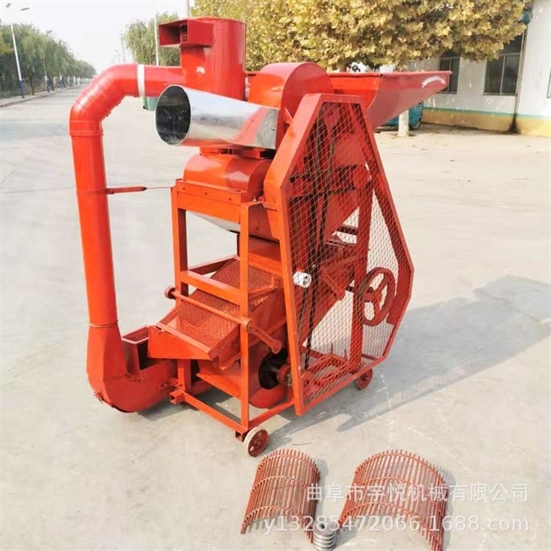 新款家用花生剥壳机  双辊除尘式脱壳机 榨油用剥壳打粒机