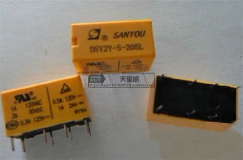 原装三友继电器DSY2Y-S-205L JRC-27F-005-S 4078 8脚2组转换