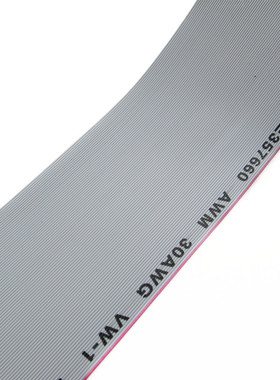 灰排线 0.635MM线距 10P 20P 40P 80P 50P 1.27MM FC压线头 30AWG
