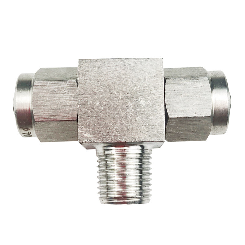 304不锈钢快拧三通终端 气管软管接头ZG1/8 1/4 3/8中间螺纹,农用物资,苗木固定器/支撑器,淘宝优惠券,粉丝福利购,淘宝优惠卷