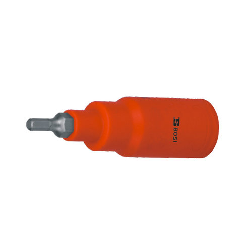 波斯工具 1/2DR VDE绝缘铬钒钢公制旋具套筒1000V