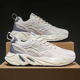 老爹鞋男2023年秋季新款时尚厚底内增高休闲鞋Q青春潮运动鞋子透