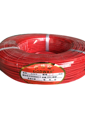 硅橡胶编高温线0.5/0.75/1.0/1.5/2F.5/4/6平方 耐高温180-300