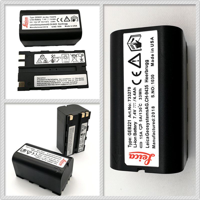 LEICA徕莱卡全站仪电池GEB221 GEB222 GEB212 GEB211充电器GKL211
