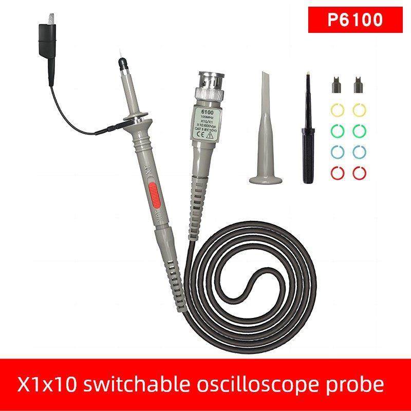 100MHZ示波器探头 通用BNC接口兼容各大品牌 X1X10可切换
