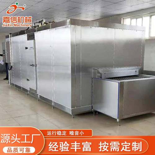 食品草莓液氮隧道式速冻机牛排肉丸海鲜三文鱼虾隧道式液氮速冻机