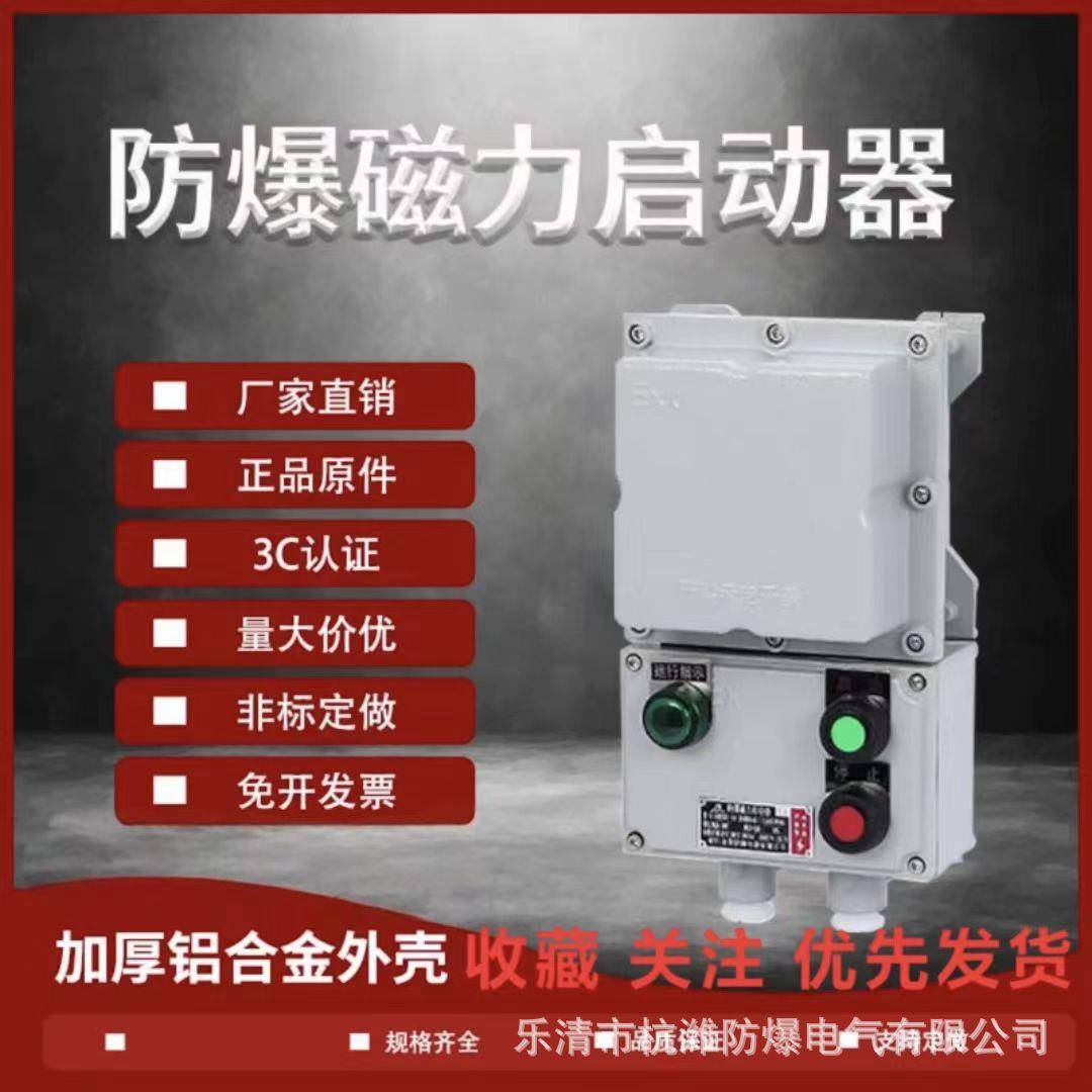 BQC53防爆磁力启动器电磁起动配电箱配电柜电动机直起动力控制箱