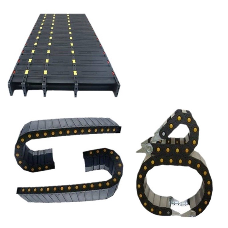 产地货源 厂家现货供应工程穿线塑料尼龙拖链 高柔性坦克塑料拖链