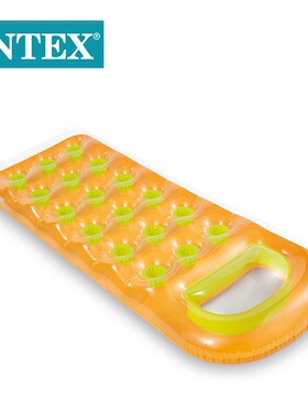 Intex59895 18孔时尚浮排 水上浮床躺椅 游泳充气床坐椅海滩浮排