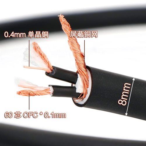 纯铜500信号线 发烧级功放音频话筒线XLR平衡线 RCA莲花音频线