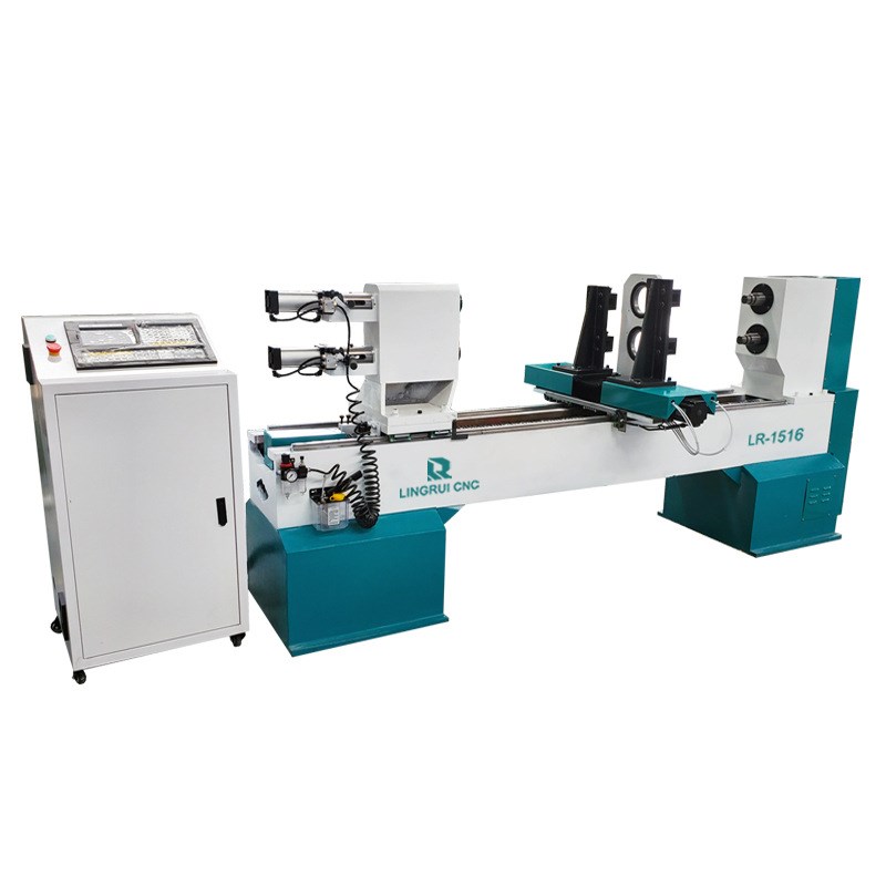 双轴木工数控车床 楼梯立柱木工车床 椅子腿的数控机床厂家