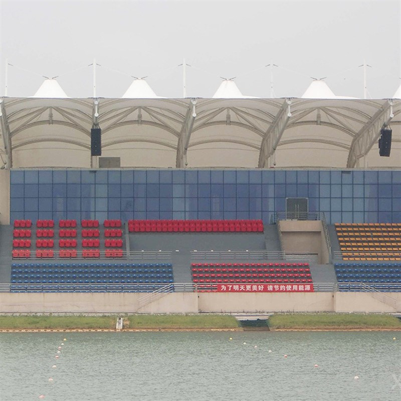 PVCPTFE体育场馆膜结构设施 大跨度大型悬挑设计膜结构