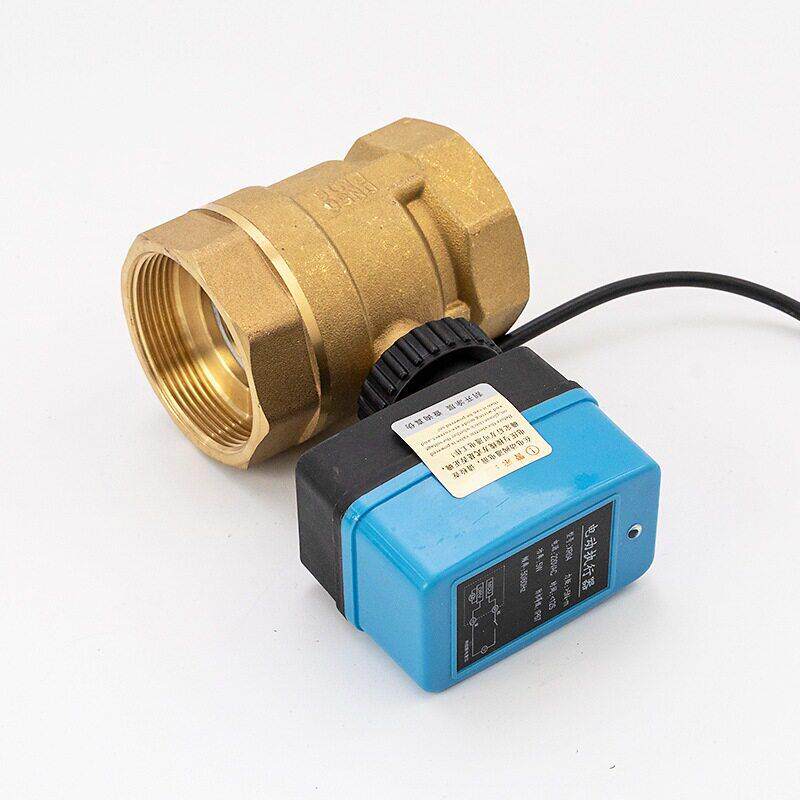 电动二通球阀220V两线常闭常开式电动球阀开关DN15 20 25DC24V