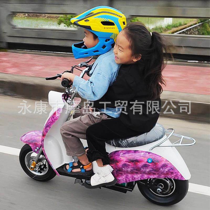 儿童小孩迷你小电动车 小龟王踏板车成人迷你充电代步小电驴36V