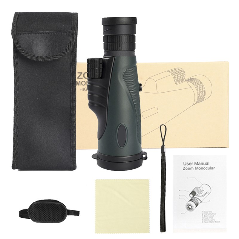 升级款侧边腕带稳定款单筒望远镜变倍10-30X50观鸟看演唱会