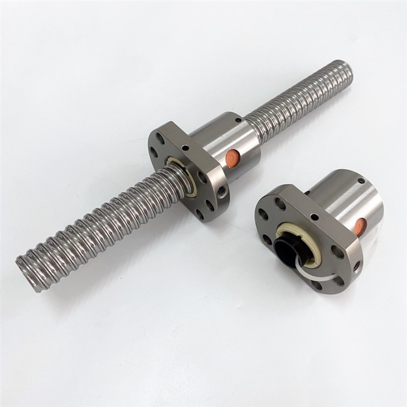 高品质螺母SFU1204 8020圆法兰系列滚珠丝杠精密研磨冷轧机床丝杆