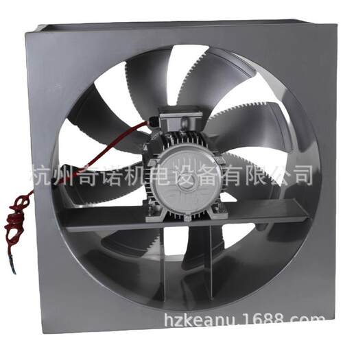 供应SFWK-5型3KW耐高温高湿H级铝合金八叶烘烤循环方形轴流风机