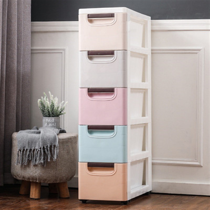 塑料衣柜组装收纳柜 儿童抽屉式收纳柜 宝宝衣柜储物柜多层五斗柜