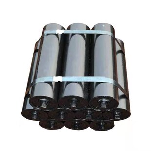 厂家供应缓冲托辊 耐磨耐高温胶圈制作 定制皮带机缓冲托辊