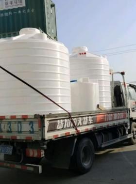 PT2000L耐酸碱搅拌罐工业废水循环塑料桶3T5T10吨药水复配罐