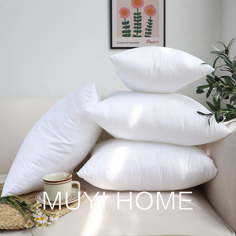 抱枕芯内胆不塌陷不变p形正方形长方形腰枕芯PP棉填充40 50
