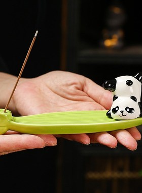 新款陶瓷线香g插香炉室内茶几桌面装饰品创意居家办公客厅摆件