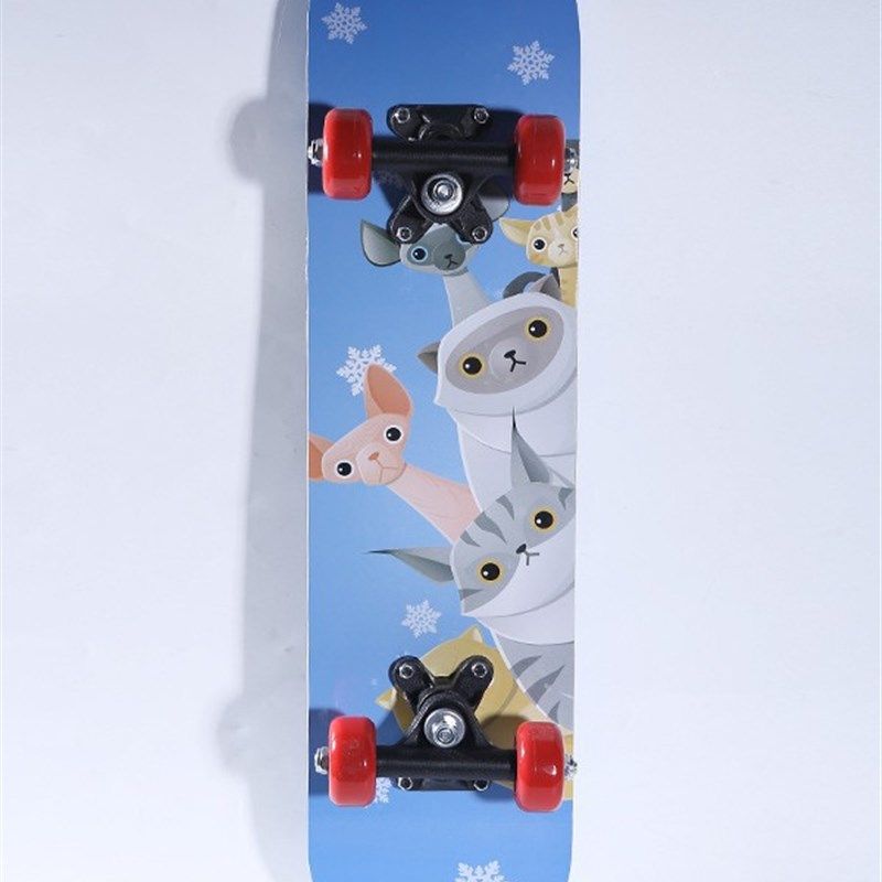 四轮滑板儿童滑板车新手双翘板公路儿童初学专业滑板车男女厂家直