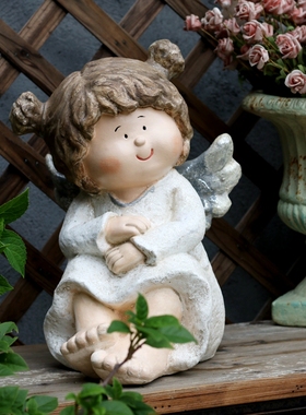 花园摆件 庭院户m外园艺杂货园林景观雕塑装饰别墅花盆造景