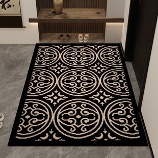 轻奢复古入户门地垫家用脚垫进门地毯进户门门垫卧室防滑入门垫子