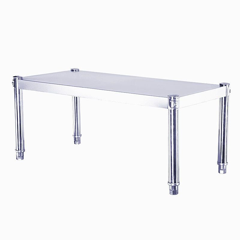 不锈钢架厨房置物架一层微波炉分层架橱柜隔层烤箱架收纳隔断昌震