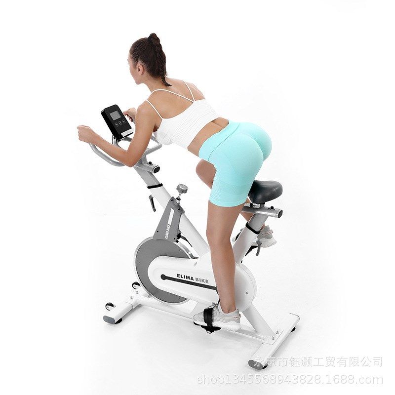 新款豪华室内动感单车超静音健身车家用脚踏车运动健身器材